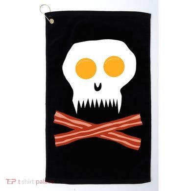 Eggs And Bacon Skull Golf Towel
