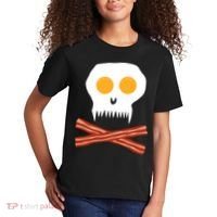Eggs And Bacon Skull Kids T-Shirt thumb 2
