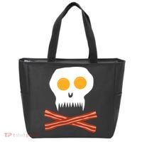 Eggs And Bacon Skull Tote Bag thumb 0