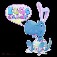 EGGS-Cellent! Cute Easter T-Rex Backpack thumb 2
