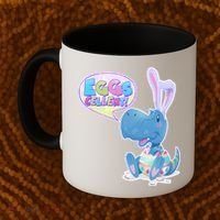 EGGS-Cellent! Cute Easter T-Rex Coffee Mug thumb 2