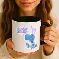 EGGS-Cellent! Cute Easter T-Rex Coffee Mug thumb 3