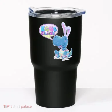 EGGS-Cellent! Cute Easter T-Rex Tumbler