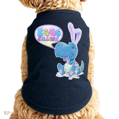 EGGS-Cellent! Cute Easter T-Rex Doggie Tank