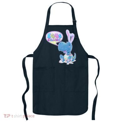 EGGS-Cellent! Cute Easter T-Rex Apron