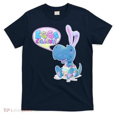 EGGS-Cellent! Cute Easter T-Rex T-Shirt