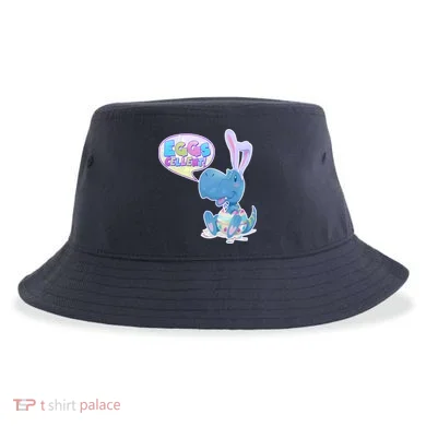 EGGS-Cellent! Cute Easter T-Rex Sustainable Bucket Hat