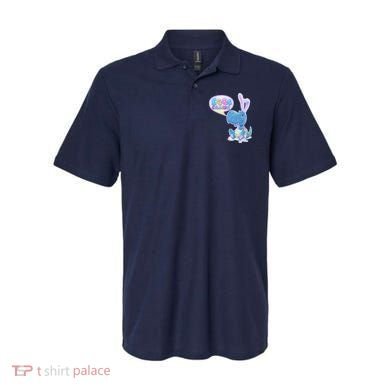EGGS-Cellent! Cute Easter T-Rex Polo