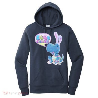 EGGS-Cellent! Cute Easter T-Rex Women's Hoodie
