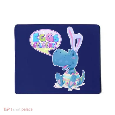 EGGS-Cellent! Cute Easter T-Rex Mousepad