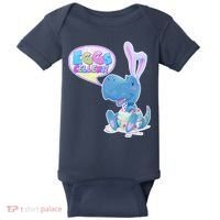 EGGS-Cellent! Cute Easter T-Rex Baby Bodysuit thumb 0