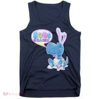 EGGS-Cellent! Cute Easter T-Rex Tank Top thumb 0