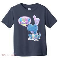EGGS-Cellent! Cute Easter T-Rex Toddler T-Shirt thumb 0
