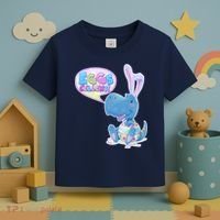 EGGS-Cellent! Cute Easter T-Rex Toddler T-Shirt thumb 3