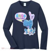 EGGS-Cellent! Cute Easter T-Rex Women's Long Sleeve Shirt thumb 0