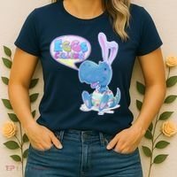 EGGS-Cellent! Cute Easter T-Rex Women's T-Shirt thumb 2