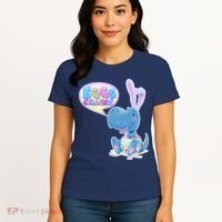 EGGS-Cellent! Cute Easter T-Rex Women's T-Shirt thumb 4