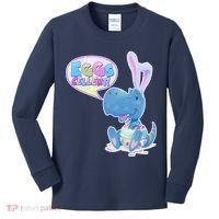 EGGS-Cellent! Cute Easter T-Rex Kids Long Sleeve Shirt thumb 0