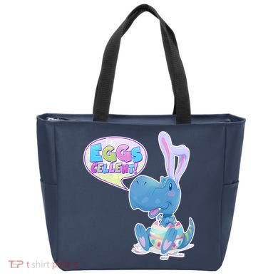EGGS-Cellent! Cute Easter T-Rex Tote Bag