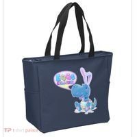 EGGS-Cellent! Cute Easter T-Rex Tote Bag thumb 2