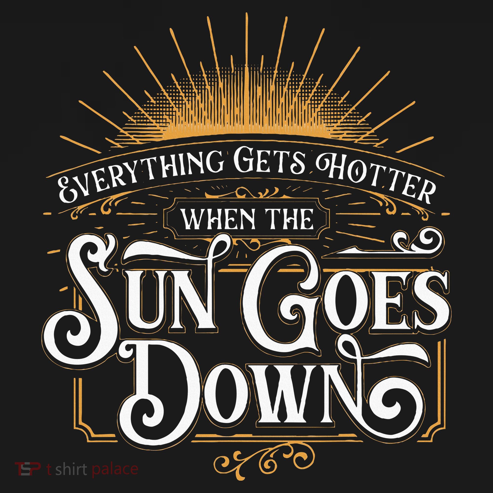 Everything Gets Hotter When The Sun Goes Down Country Music Apron