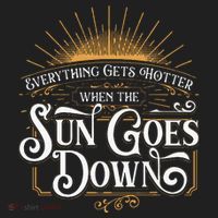 Everything Gets Hotter When The Sun Goes Down Country Music Beanie thumb 2