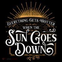 Everything Gets Hotter When The Sun Goes Down Country Music Women's Hoodie thumb 2