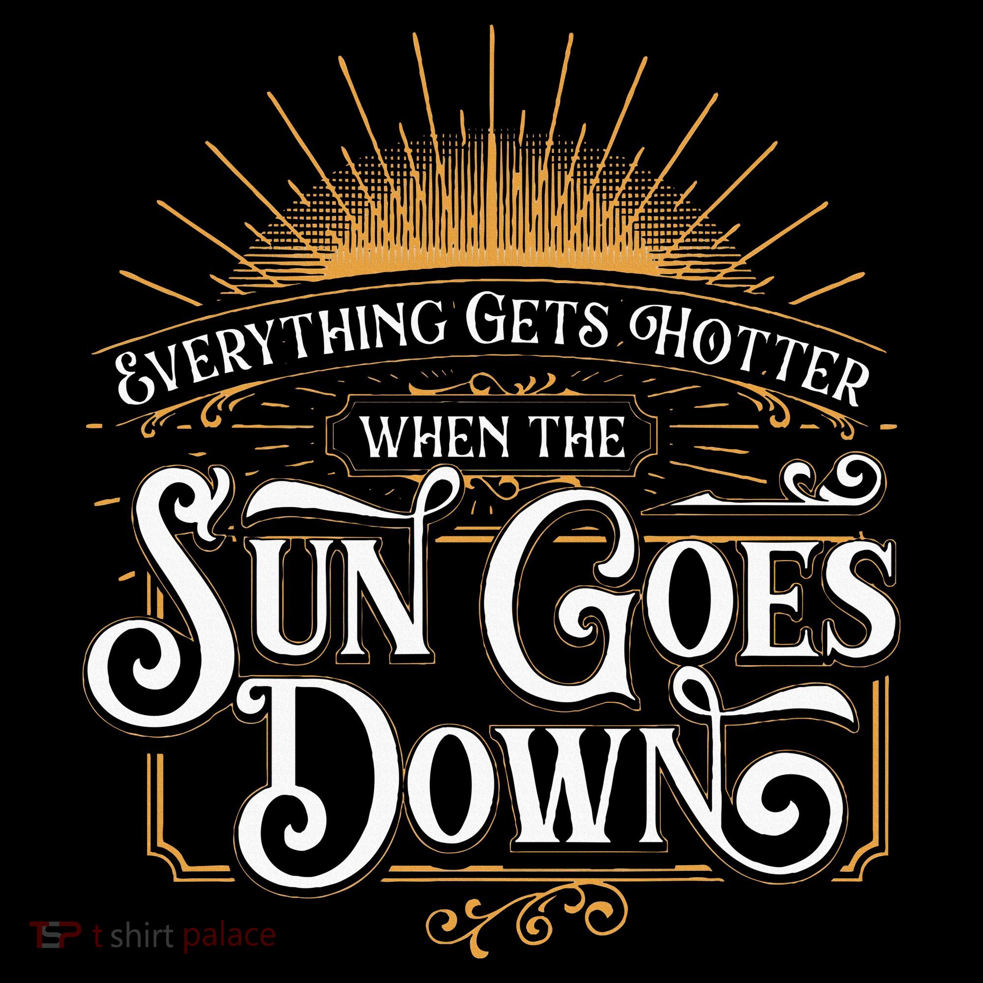 Everything Gets Hotter When The Sun Goes Down Country Music Women's Hoodie