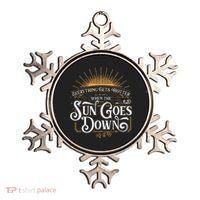 Everything Gets Hotter When The Sun Goes Down Country Music Ornament thumb 0