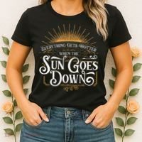 Everything Gets Hotter When The Sun Goes Down Country Music Women's T-Shirt thumb 2