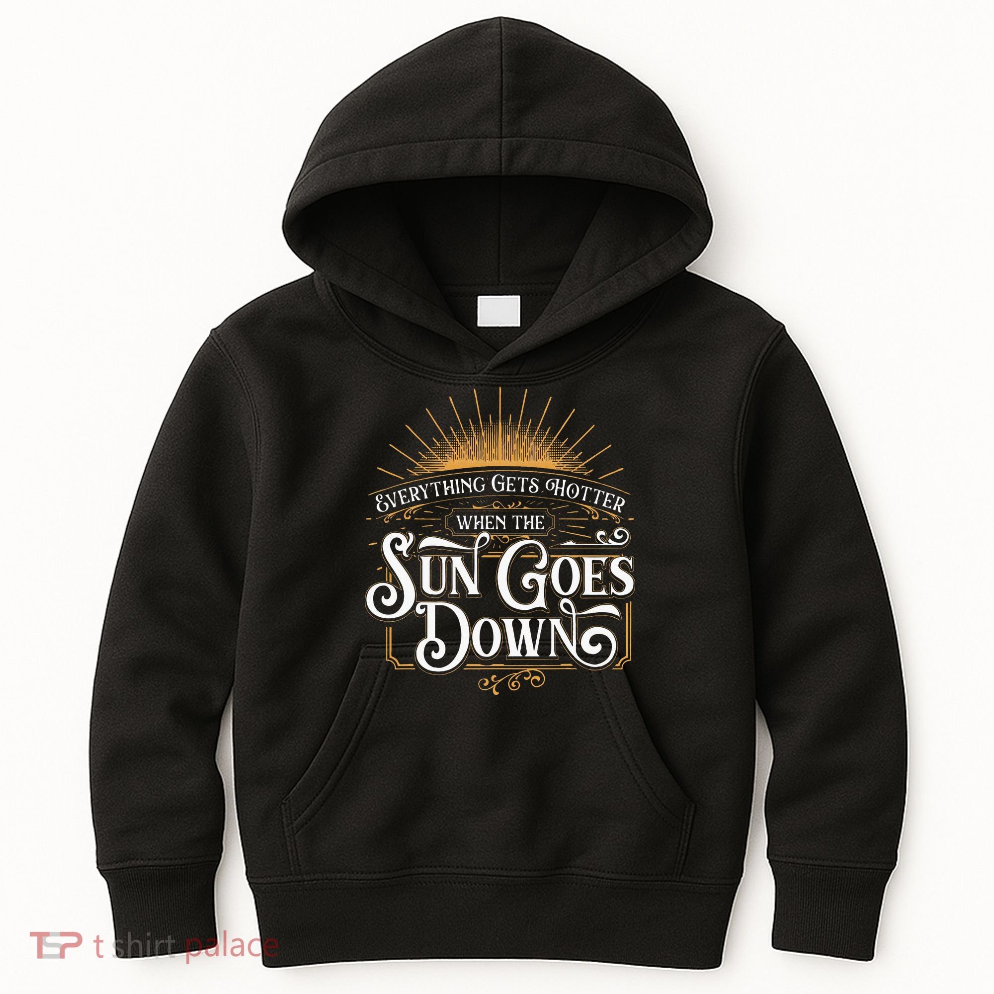 Everything Gets Hotter When The Sun Goes Down Country Music Kids Hoodie