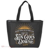Everything Gets Hotter When The Sun Goes Down Country Music Tote Bag thumb 0