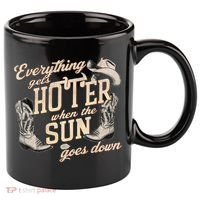 Everything Gets Hotter When The Sun Goes Down Country Music 11oz C Handle Ceramic Mug thumb 0