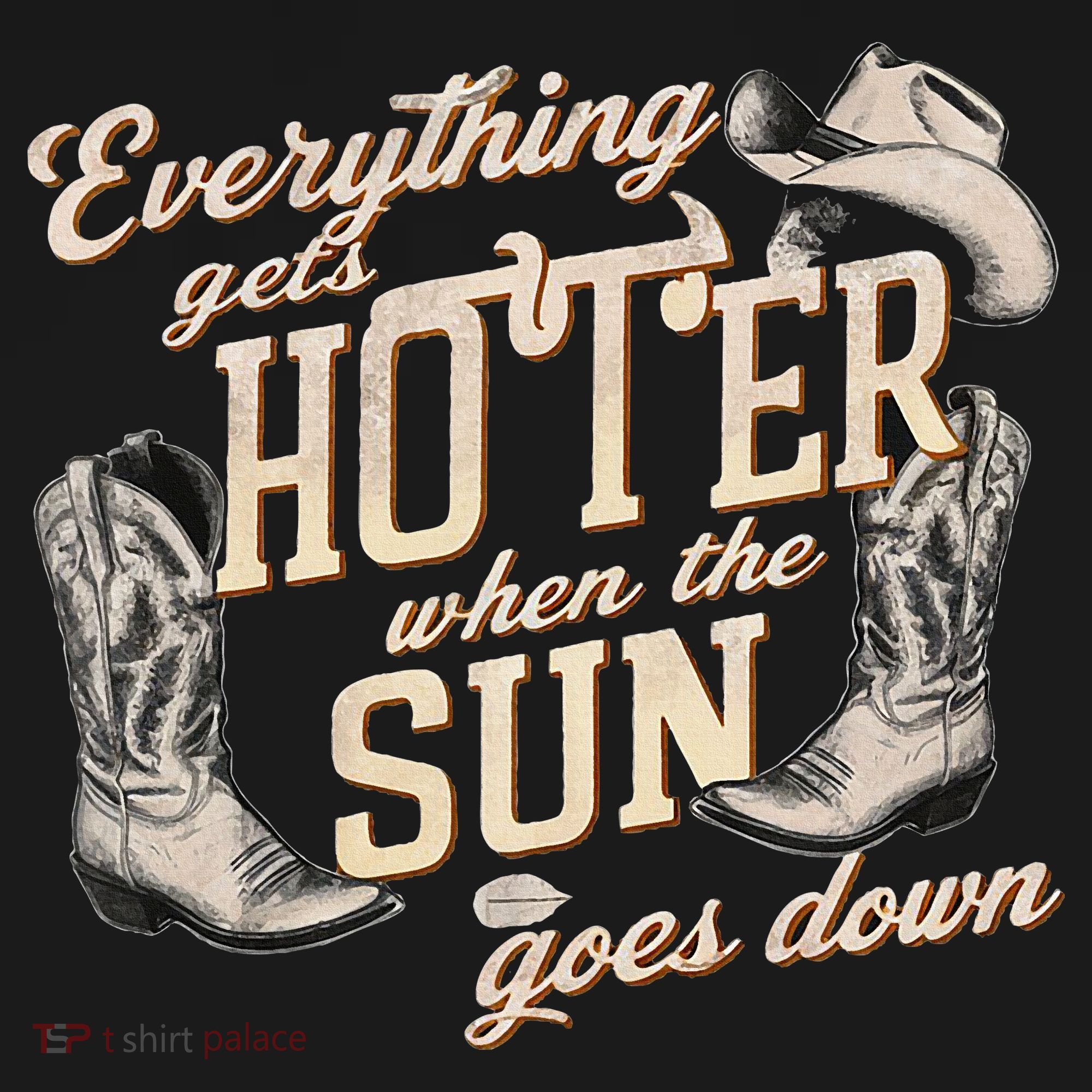 Everything Gets Hotter When The Sun Goes Down Country Music Mousepad
