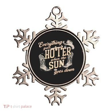 Everything Gets Hotter When The Sun Goes Down Country Music Ornament