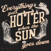Everything Gets Hotter When The Sun Goes Down Country Music Hat thumb 2