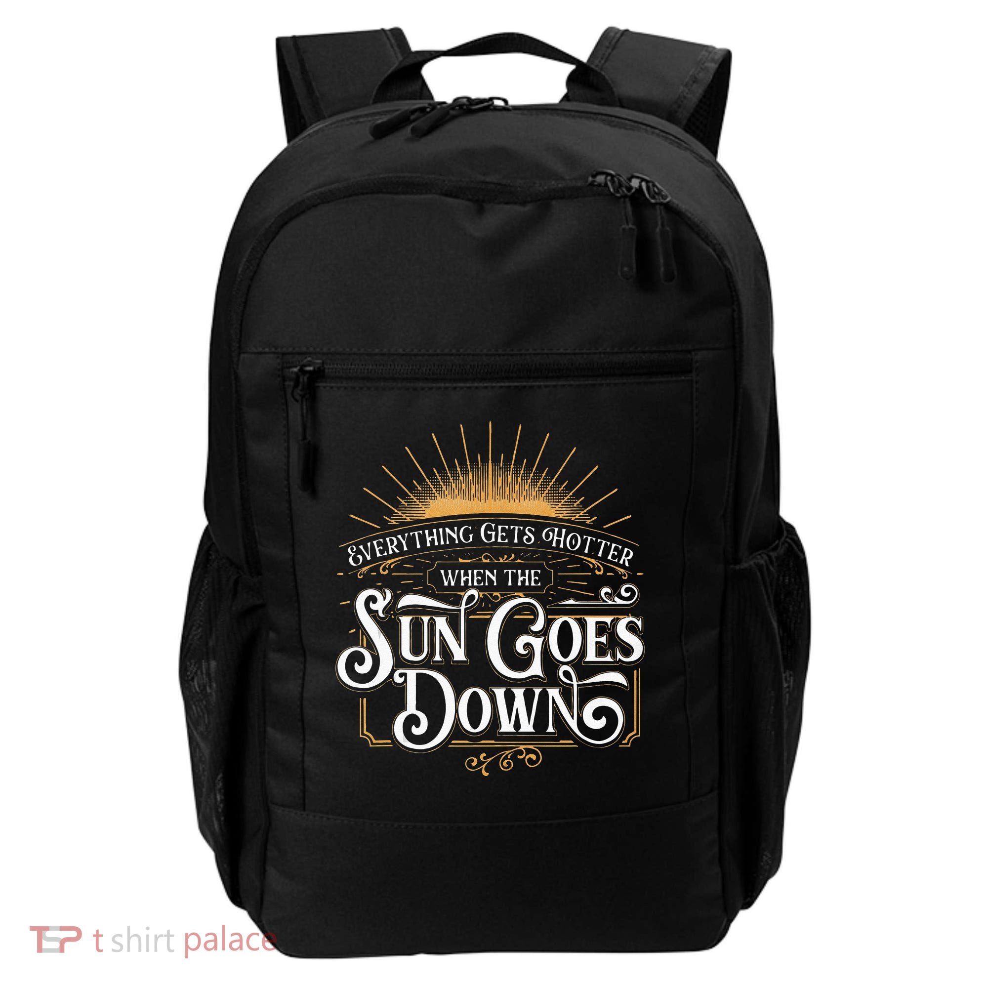 Everything Gets Hotter When The Sun Goes Down Country Music Backpack
