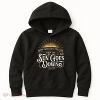 Everything Gets Hotter When The Sun Goes Down Country Music Kids Hoodie thumb 0