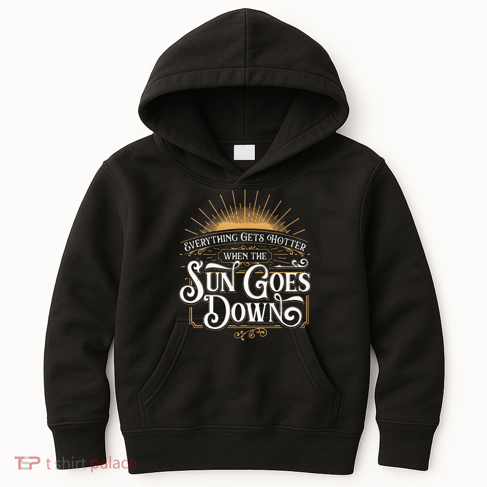 Everything Gets Hotter When The Sun Goes Down Country Music Kids Hoodie