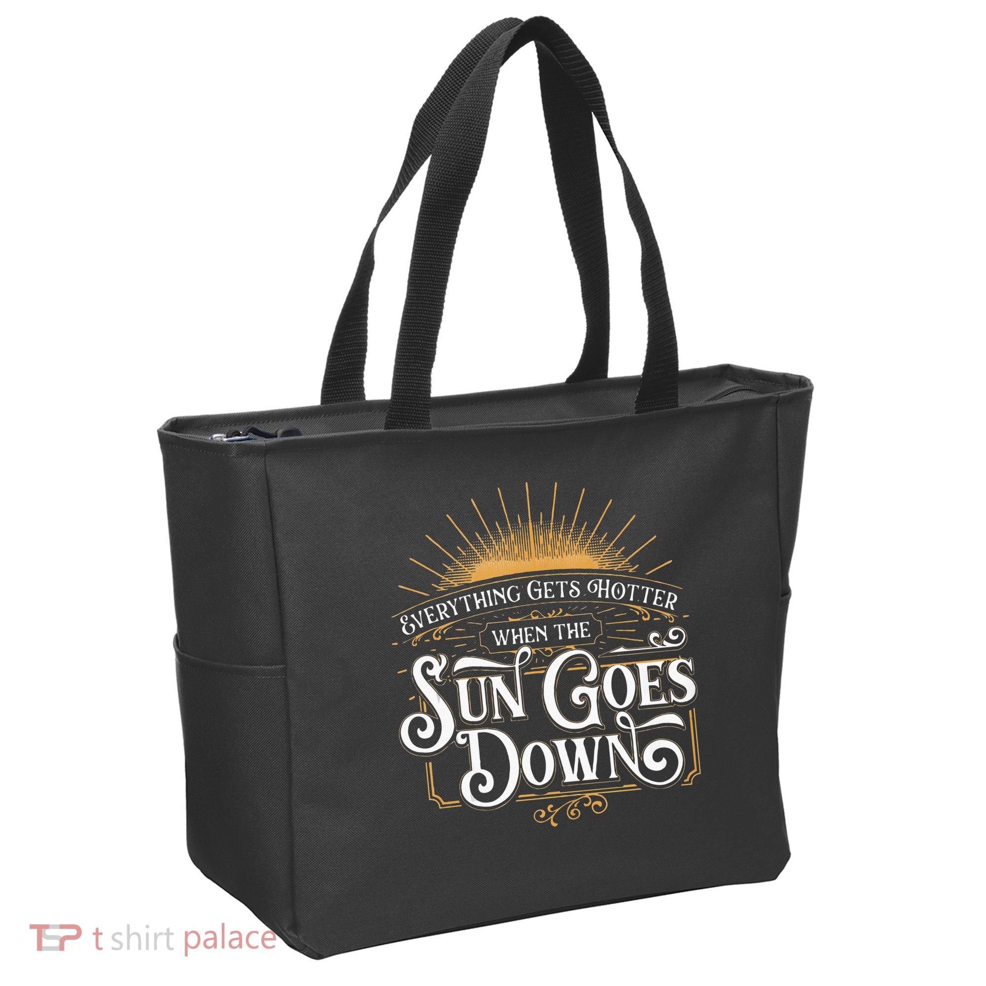 Everything Gets Hotter When The Sun Goes Down Country Music Tote Bag