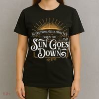 Everything Gets Hotter When The Sun Goes Down Country Music T-Shirt thumb 4