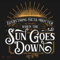 Everything Gets Hotter When The Sun Goes Down Country Music Women's Hoodie thumb 2