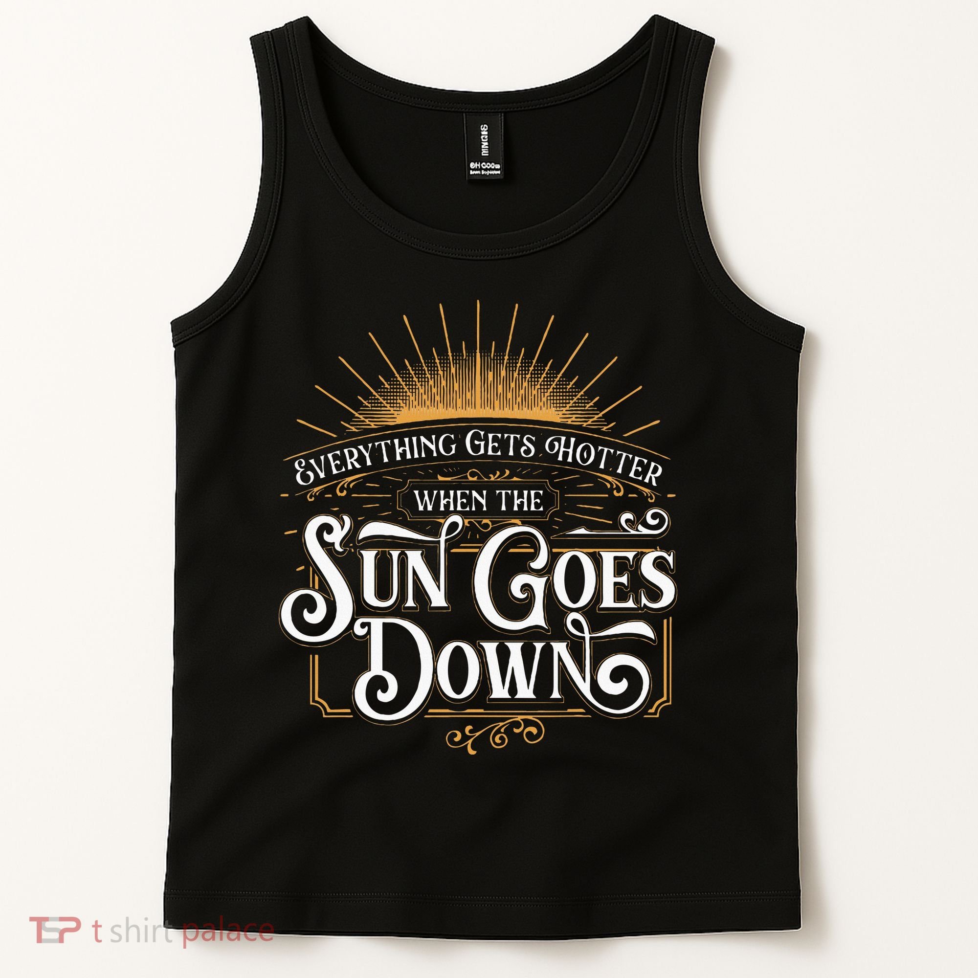 Everything Gets Hotter When The Sun Goes Down Country Music Tank Top