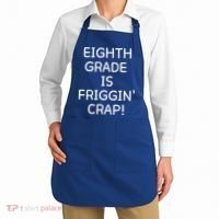 Eighth Grade Is Friggin Crap Funny Apron thumb 2