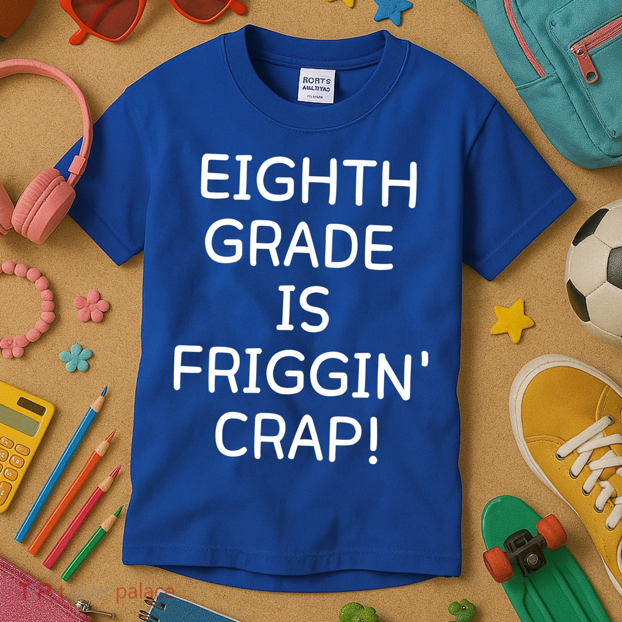 Eighth Grade Is Friggin Crap Funny Kids T-Shirt