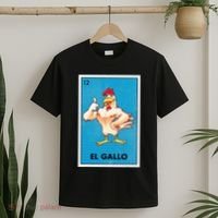 El Gallo Lottery Tradicional Vintage Rooster T-Shirt thumb 2
