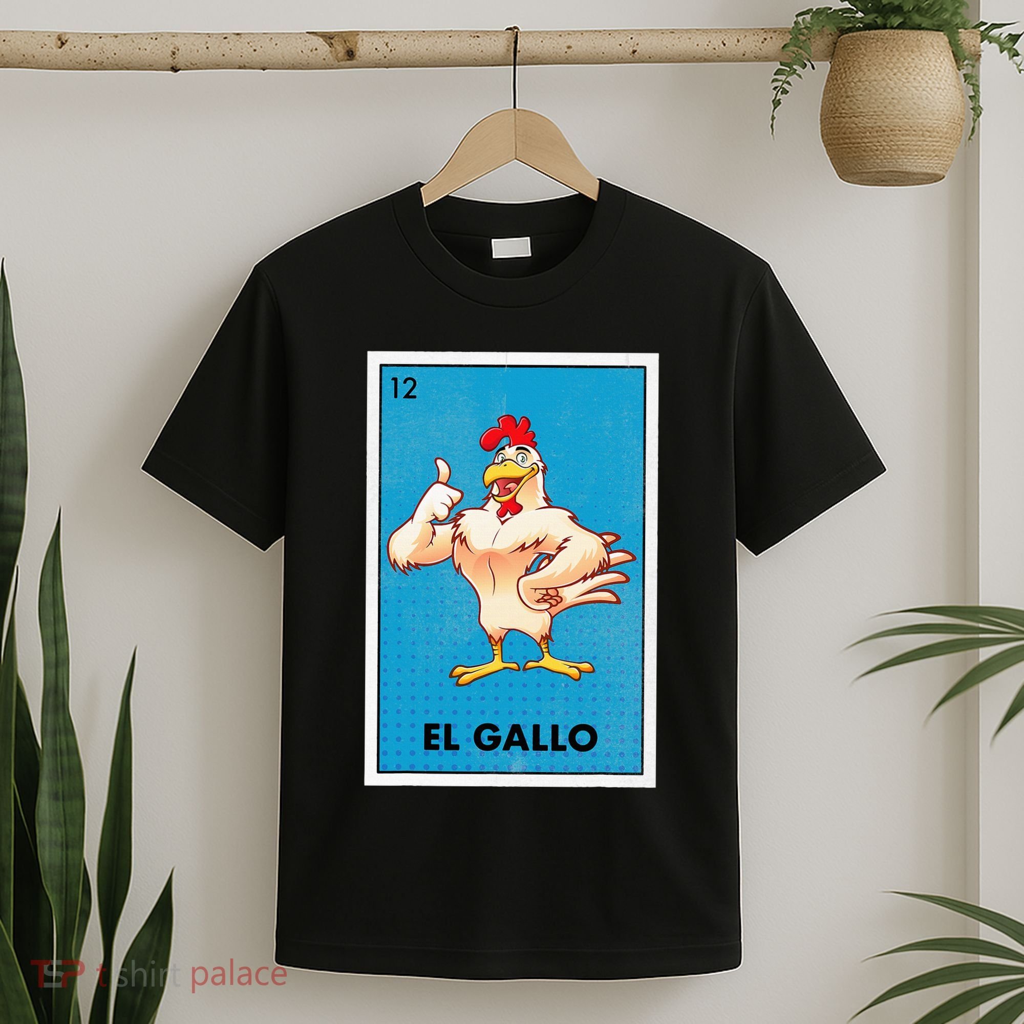 El Gallo Lottery Tradicional Vintage Rooster T-Shirt