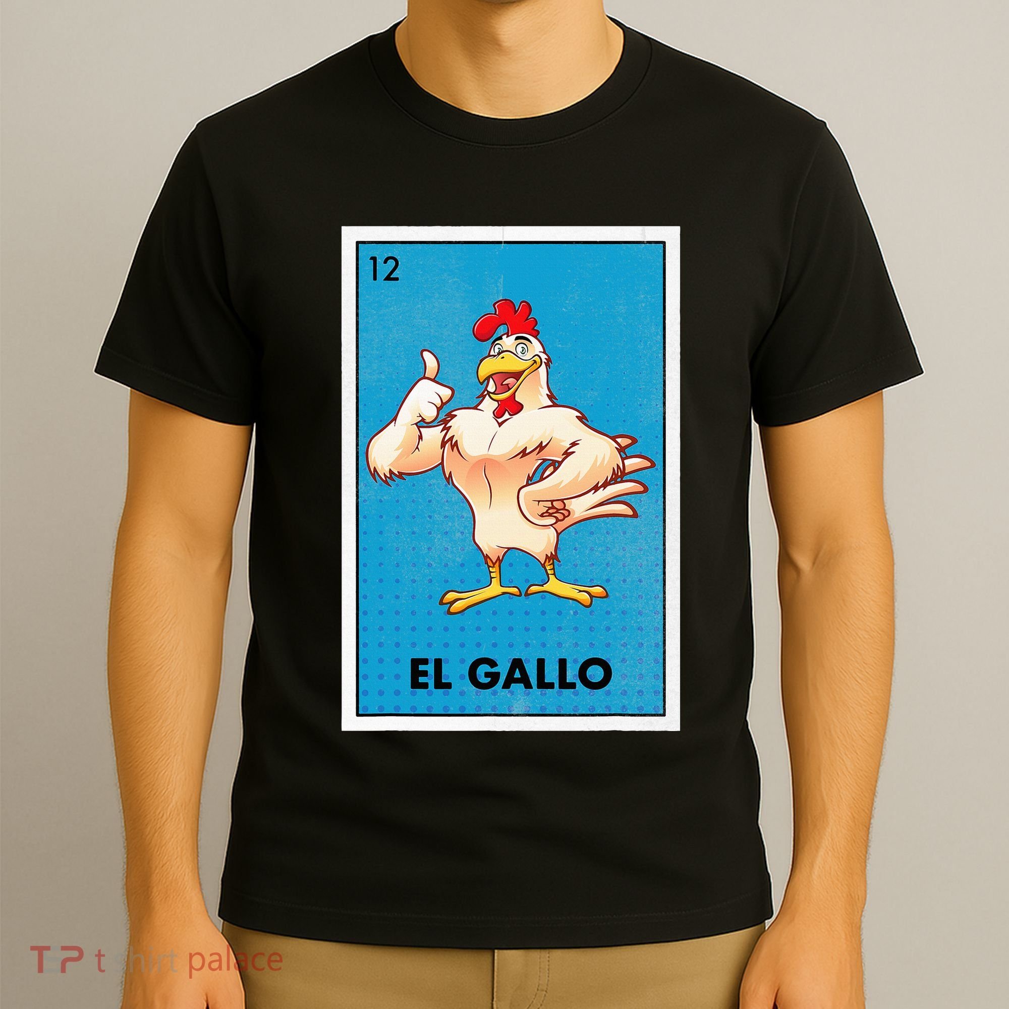El Gallo Lottery Tradicional Vintage Rooster T-Shirt