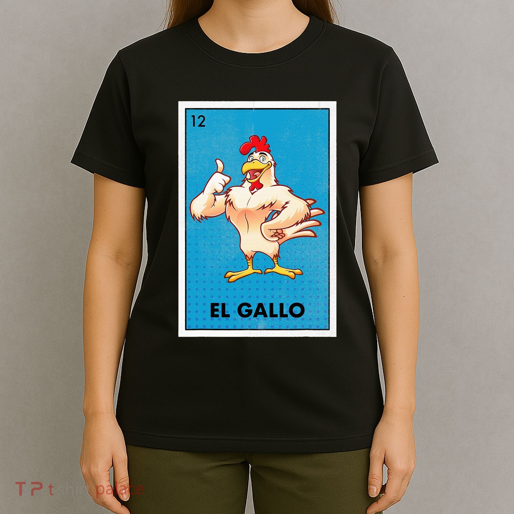 El Gallo Lottery Tradicional Vintage Rooster T-Shirt
