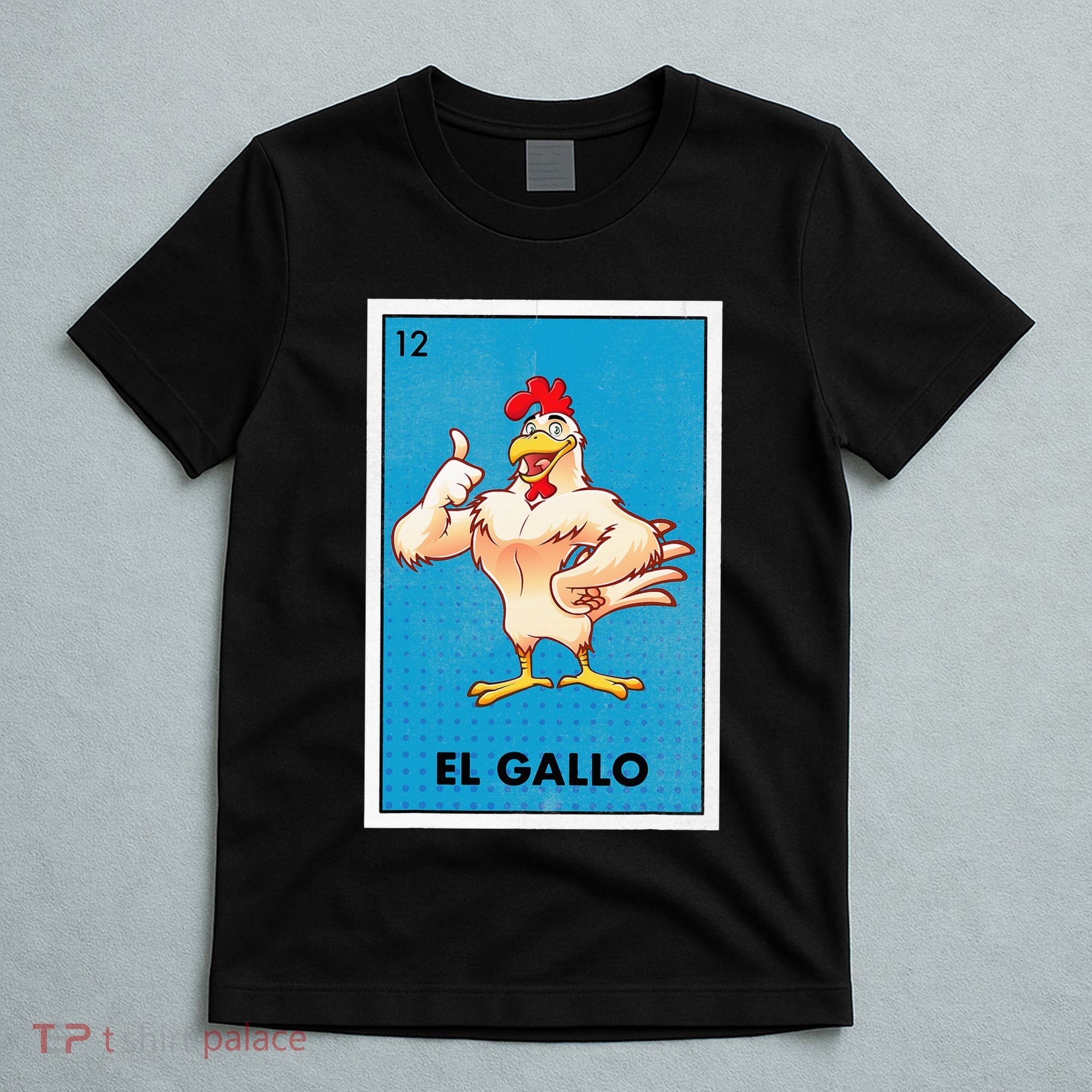 El Gallo Lottery Tradicional Vintage Rooster T-Shirt
